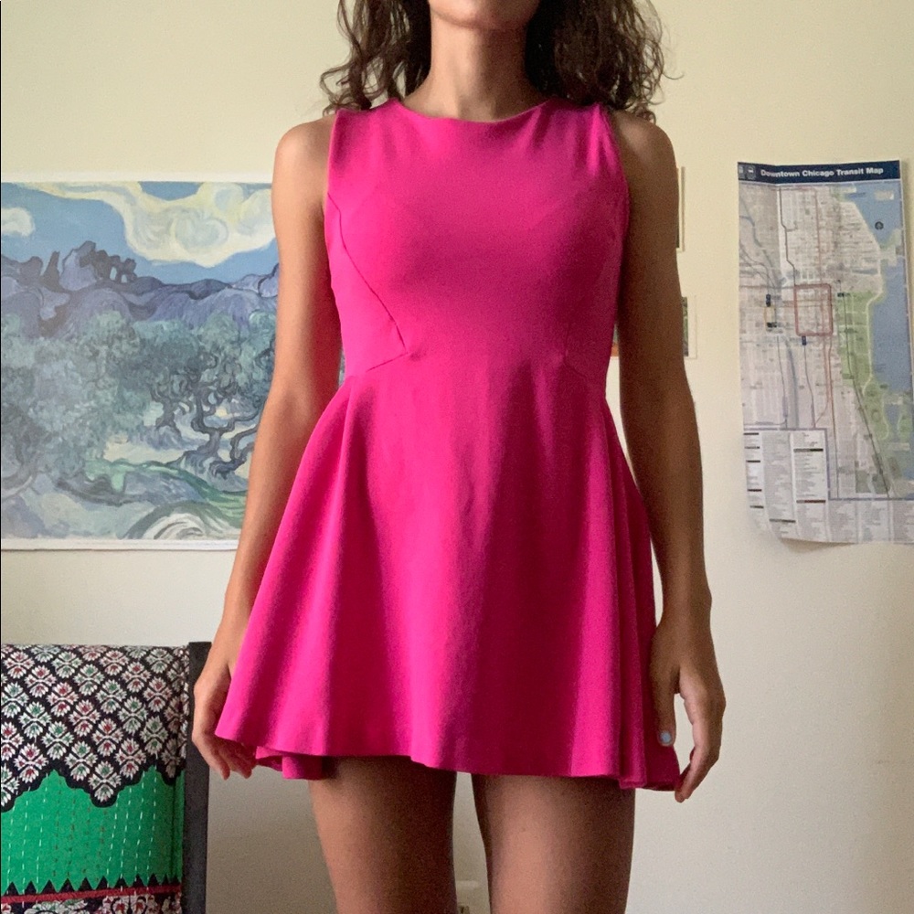 Pink ZARA mini-dress